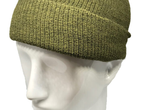 Watch Cap - Beanie - Wool - Olive - Military Surplus