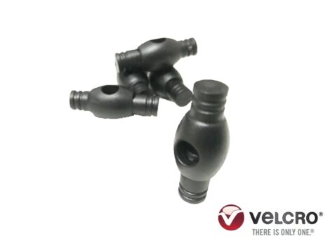 VELCRO® Brand Bubble Cord Lock PE626 – 6mm Black (Pack of 6)