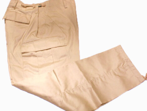 Trousers - Adult - BDU - Beige - Sizes XS - 2XL