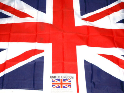 Flag - Polyester - United Kingdom - 2' x 3' ( approx 60cm x 90cm )