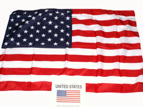 Flag - Polyester - USA - 3' x 5' ( approx 90cm x 150cm )