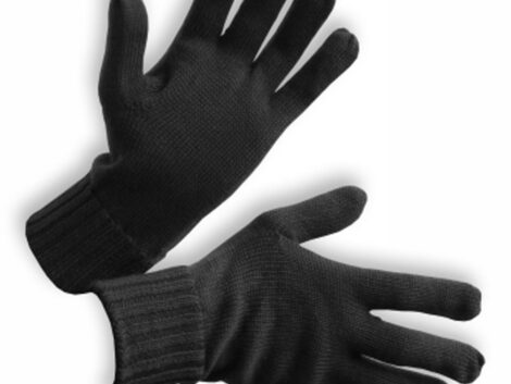 Gloves - Woollen - Black