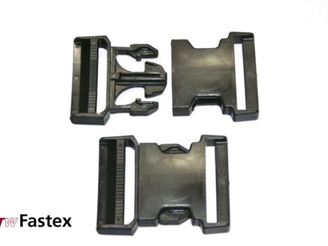 ITW Fastex Classic Side Release Buckle – 50mm Black (Pack of 2)