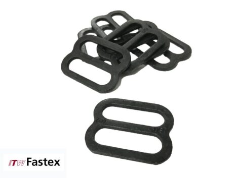 ITW Fastex 3 Bar Slide – Metal 25mm Black (Pack of 6)