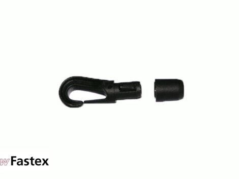 ITW Fastex Hook & Bush – 6.5mm Black (Pack of 6)