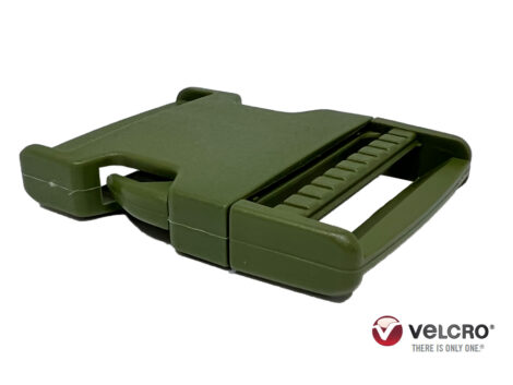 VELCRO® Brand Side Release Buckle NY501 – 50mm Olive Green (Pack of 4)