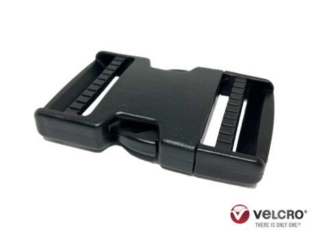 VELCRO® Brand Dual Adjust Side Release Buckle AC501D – 50mm Black (Pack of 4)
